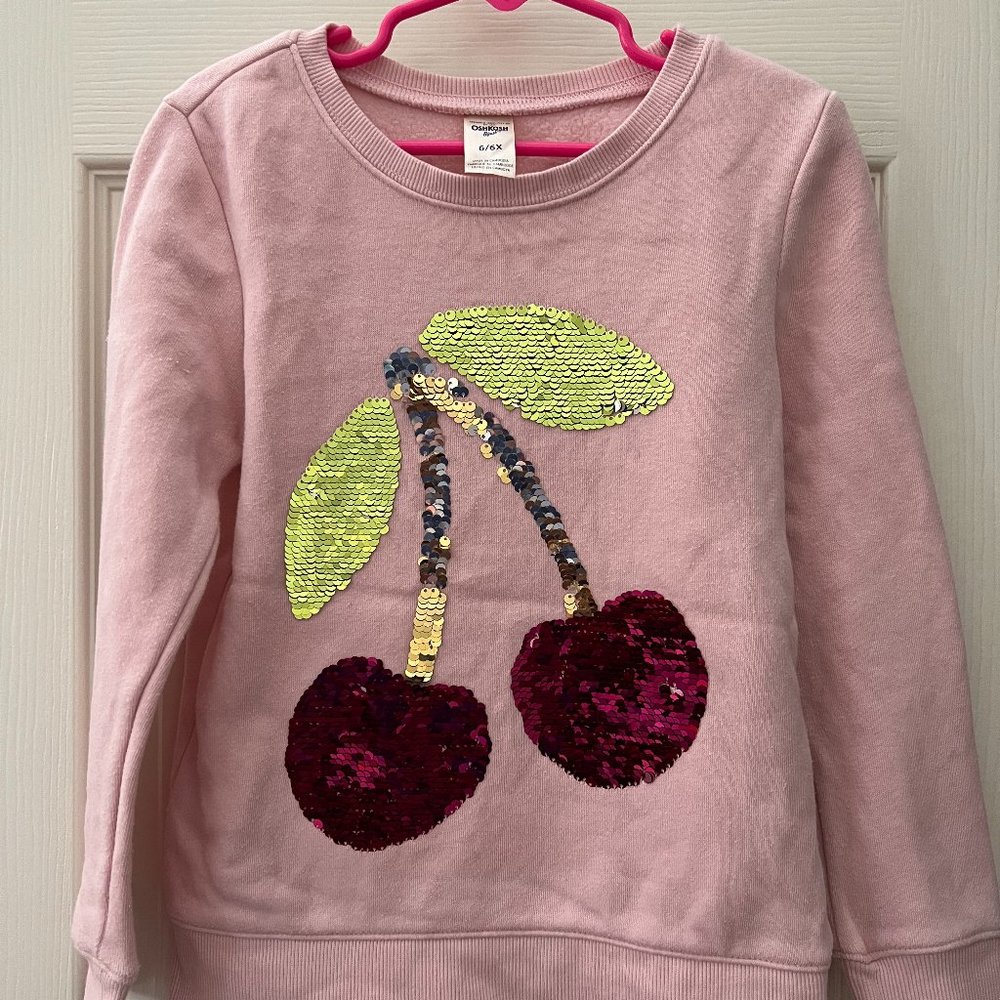 Lot of 2 Oshkosh's sweater sequin size 6